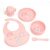 Baby Elsa - Poppy baby feeding set - Rainbow - Pink