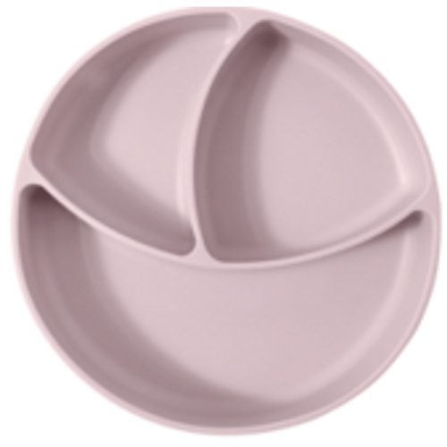 Baby Elsa - Poppy silicone divided plate - Pink