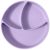 Baby Elsa - Poppy silicone divided plate - Lila
