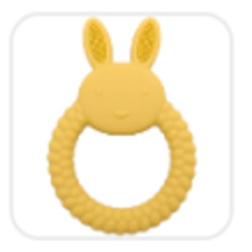 Baby Elsa - Teether Bunny -  Mustár